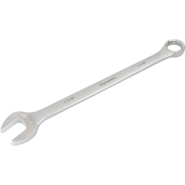 Dynamic Tools 1-7/16" 12 Point Combination Wrench, Contractor Series, Satin D074346